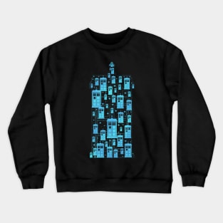 Tardis Time Machine Crewneck Sweatshirt